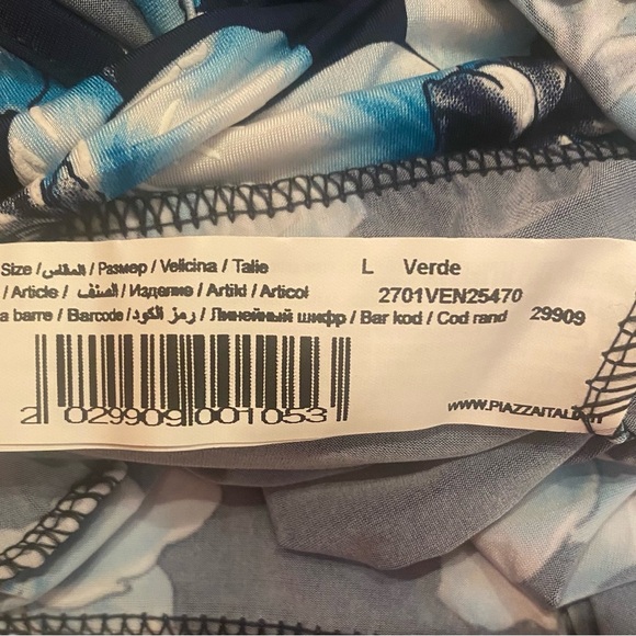 Piazza Italia Woman’s Verde Top Sleeveless Size Large - Picture 4 of 8